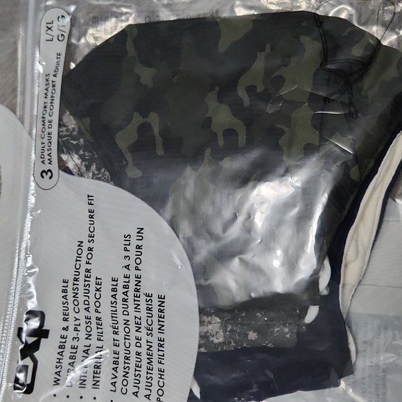 Adult face masks Size L/XL 3pack - Picture 6 of 6